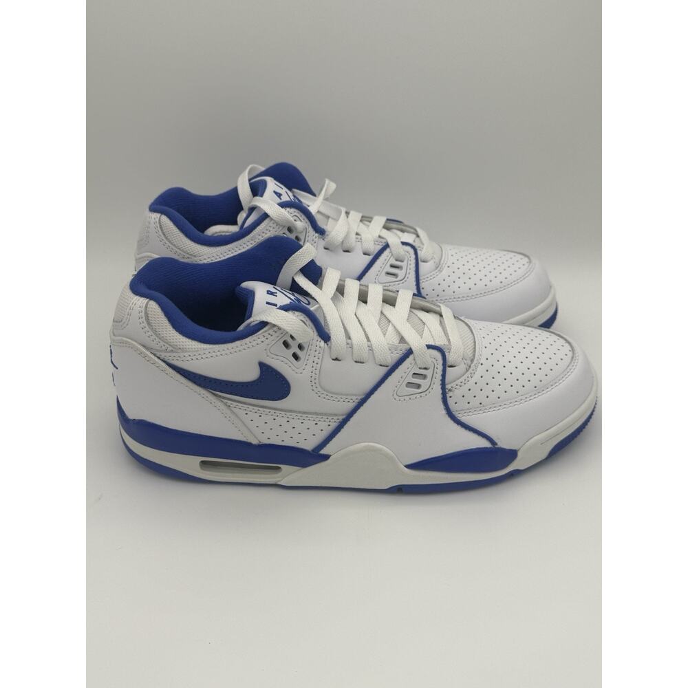 Nike Air Flight '89 Low White/Hyper Royal-Summit White Shoes Men's Size 8.5 NIB